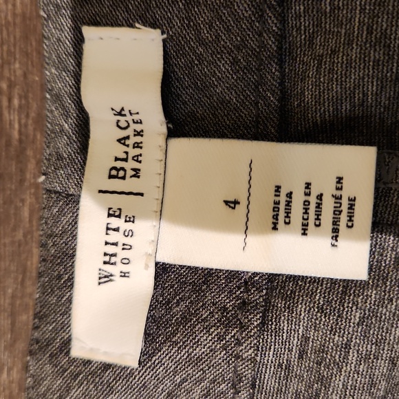 ❤️ WHITE HOUSE BLACK MARKET PONTE KNIT SLIM BOOTCUT TROUSERS / PANTS, 4 (27) - Picture 3 of 5